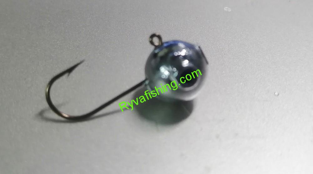 RYVAFISHING-JIGOVÁ HLAVA KOULE 5G/HÁČEK VMC 8