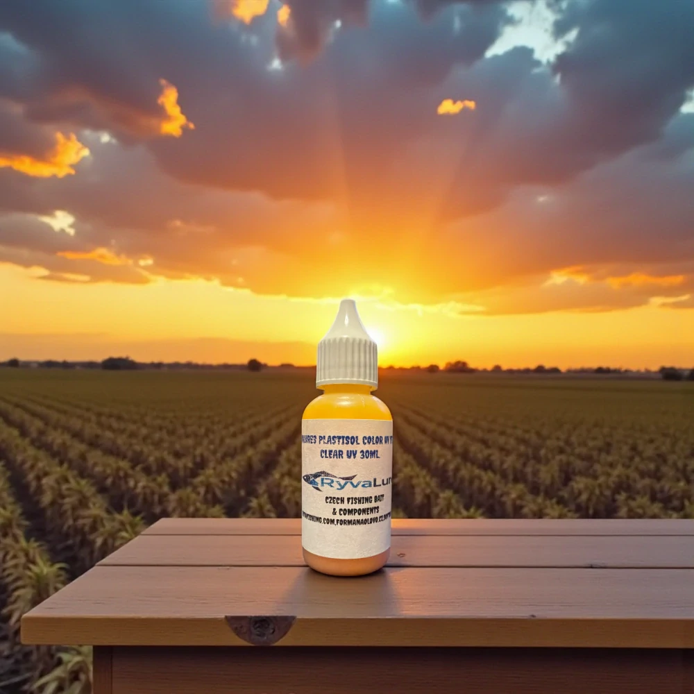 Ryvalures Plastisol Color – UV Yellow Clear UV, 30ml