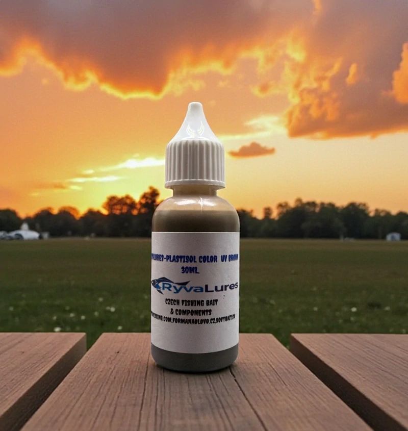 Ryvalures Plastisol Color – UV Brown, 30ml