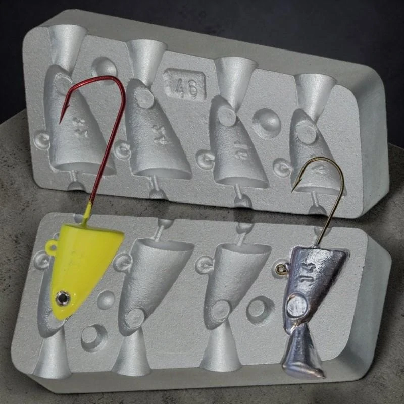 Odlévací jigová forma na hlavičky (14g, 16g, 24g, 32g) – 4 pozice