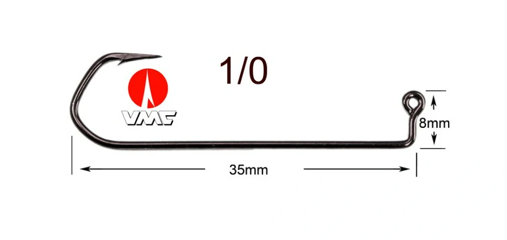 JIGOVÝ HÁČEK VMC 5150 BLACK NICKEL 1/0-100KS 