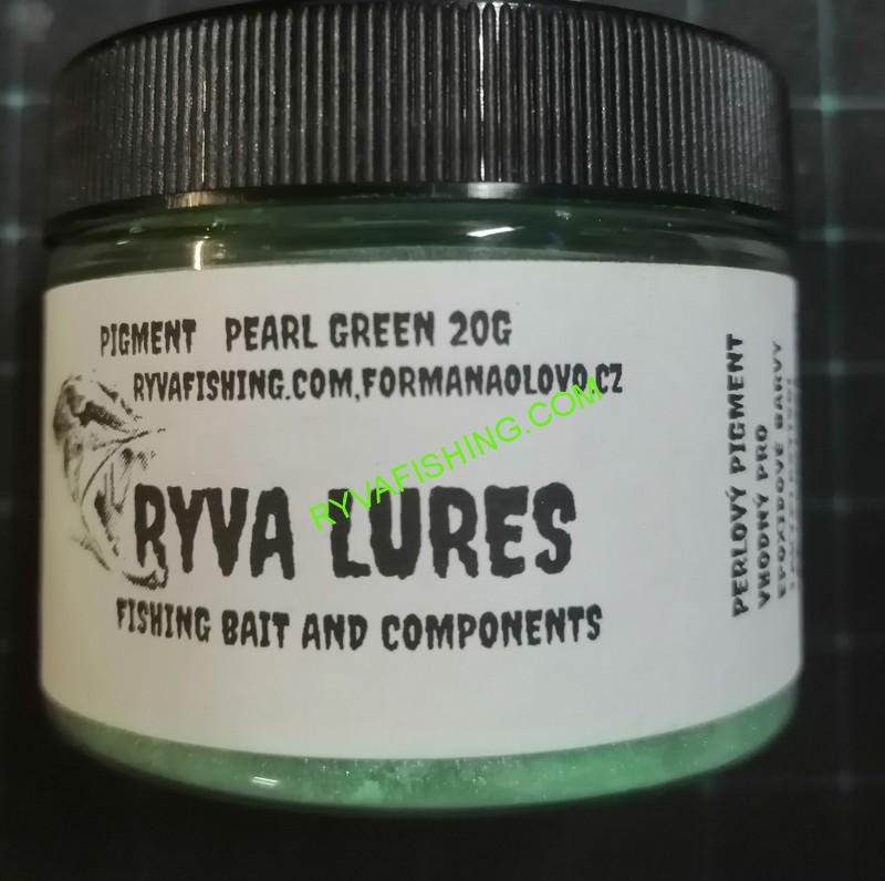 RYVA LURES-PIGMENT PERLOVÝ ZELENÝ