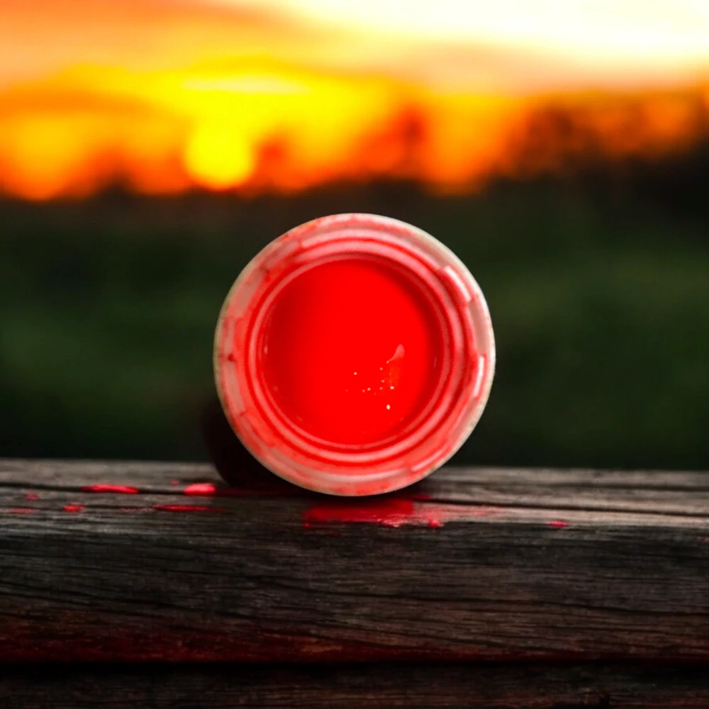 RYVALURES PLASTISOL COLOR FLUO UV RED 500ML.