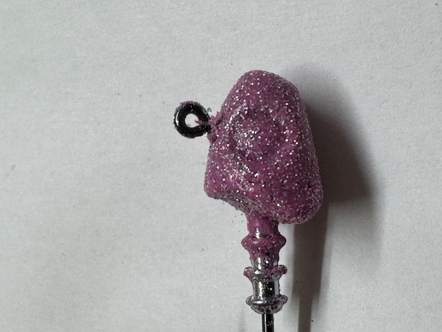 Gumová barva na jigové hlavičky YS 3v1 – Pink Silver Holografic, 80g