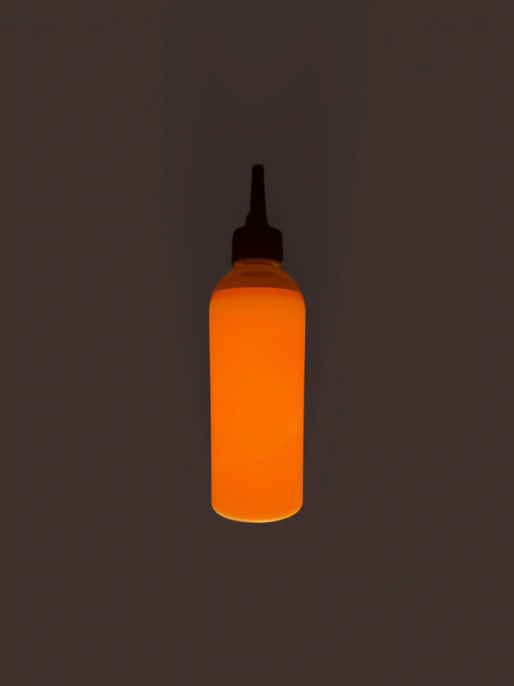 Ryvalures Plastisol Color – Photoluminescent Orange, 30ml