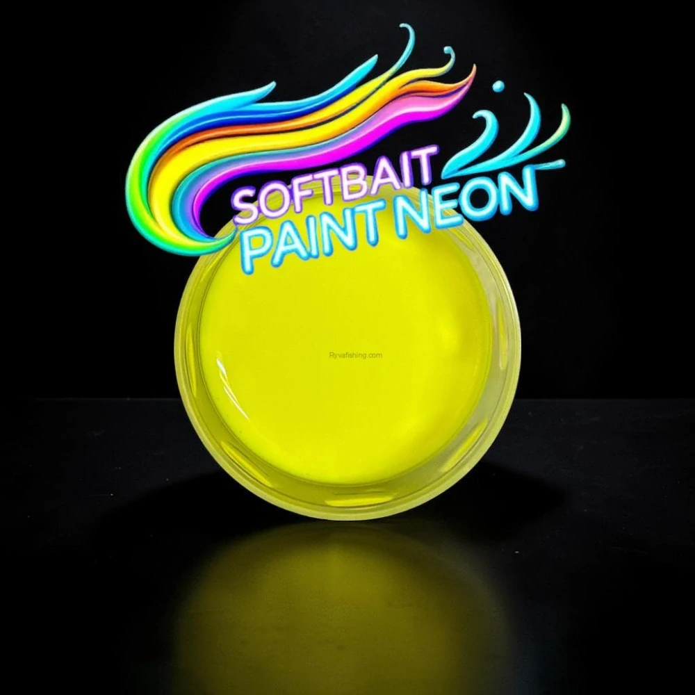 RYVALURES-SOFTBAIT PAINT UV NEON YELLOW 30ML.