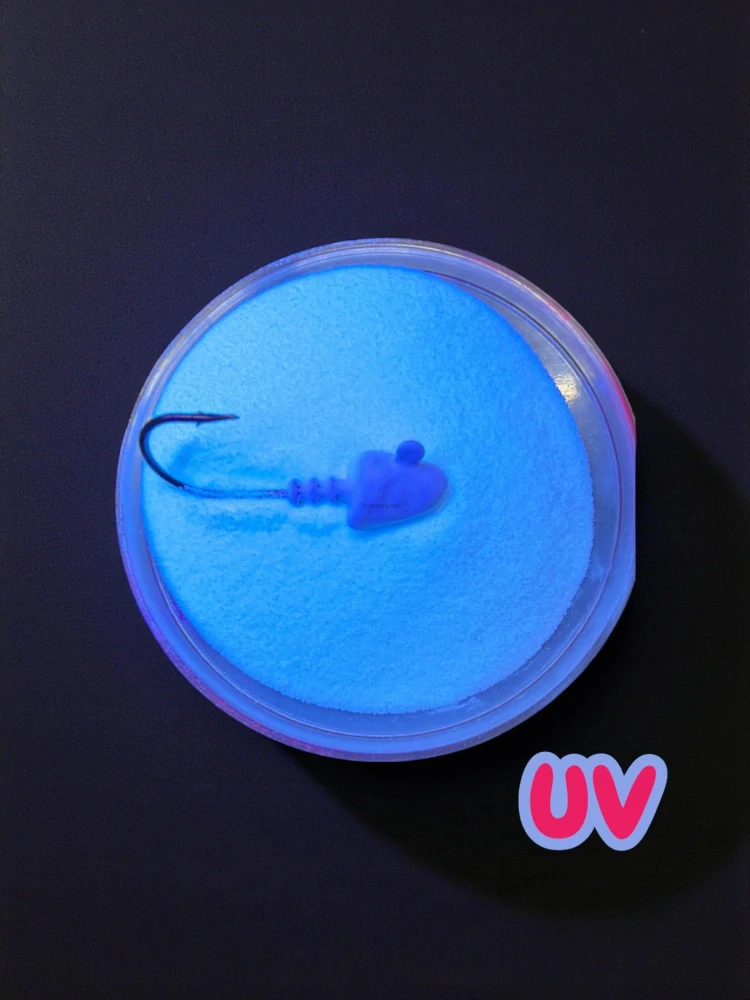 GUMOVÁ BARVA NA JIGOVÉ HLAVIČKY UV WHITE 80G