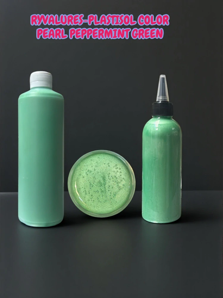 Ryvalures Plastisol Color – Pearl Peppermint Green, 30ml