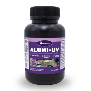 ALUMILITOVÁ ALU-UV TRANSPARENTNÍ SVĚTLEM VYTVRZUJÍCÍ PRYSKYŘICE 113ML.