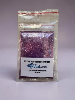 RyvaLures Glitr Deep Purple 0,4 mm (20 g)