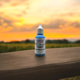 RYVALURES PLASTISOL COLOR FLUO UV BLUE 30ML. 