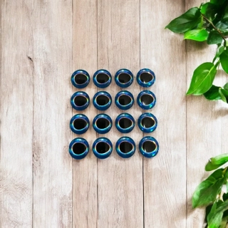 SAMOLEPÍCÍ 3D OČI BLUE PEARL 10MM-20KS