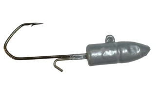 JIGOVÁ RYBÍ HLAVA TORPEDO 40G-STŘÍBRNÁ 5KS